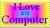 I love my computer stamp