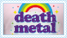 Death Metal Rainbow stamp