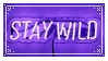 Stay Wild stamp