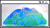 wavy graphic stamp