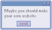 you should make your own wibsite window stamp